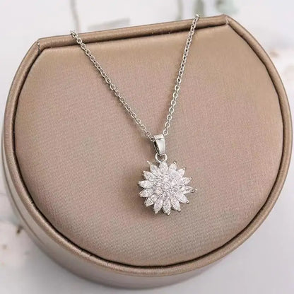 Women’s Rotating Sunflower Pendant