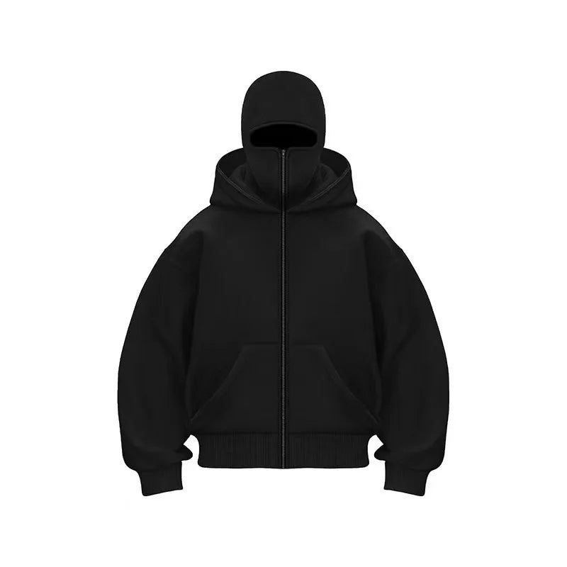 Double Hooded Balaclava Hoodie