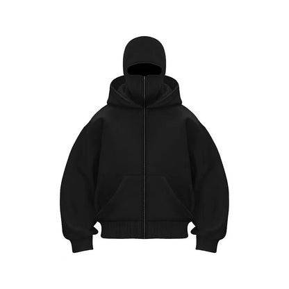 Double Hooded Balaclava Hoodie