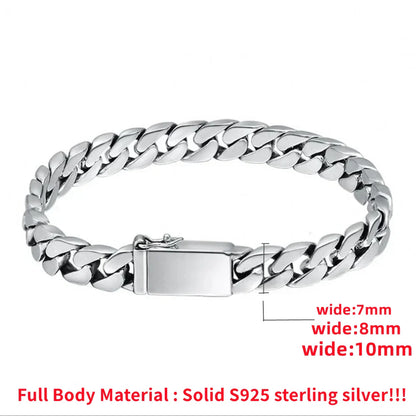 Punk Sterling Silver Bracelet