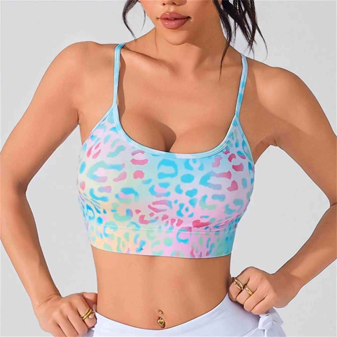 Floral Yoga Bra