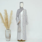 Floral Embroidery Long Abaya
