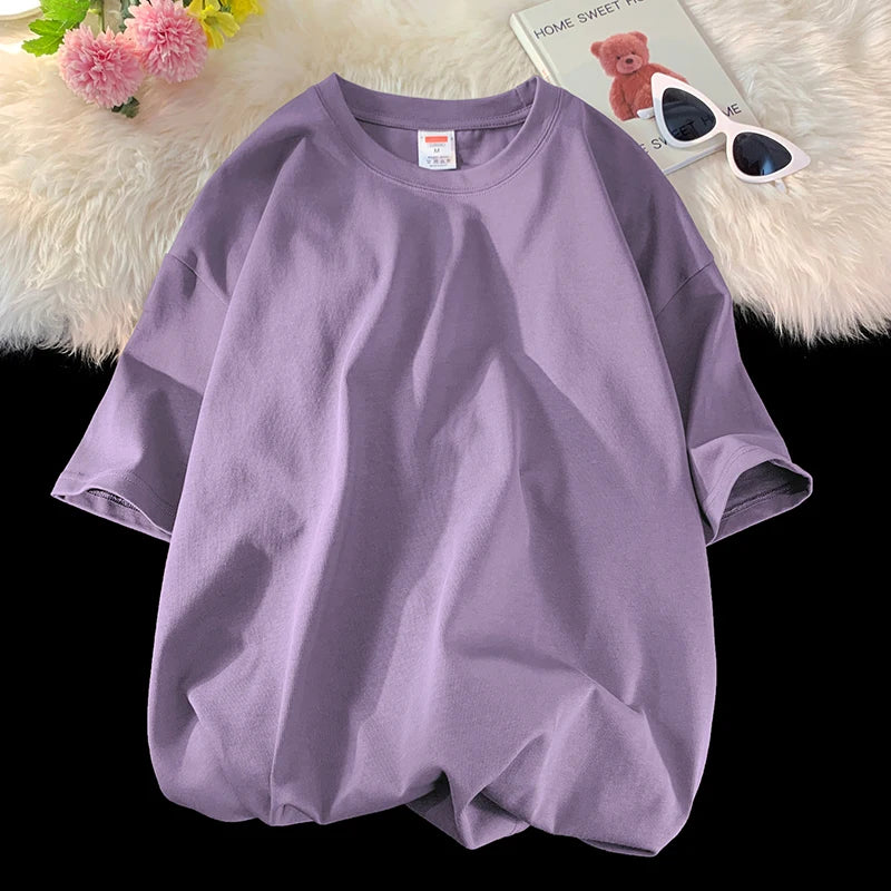 Oversized Cotton Casual Tee