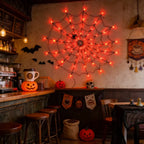 Glowing Spider Web Light Decor