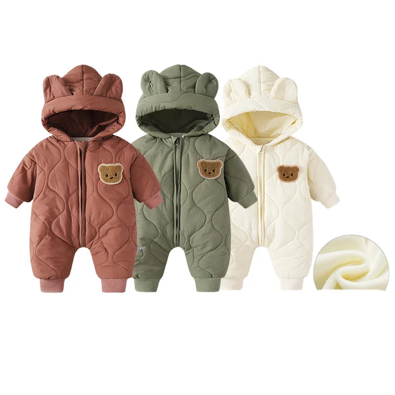 Fleece Padded Baby Romper