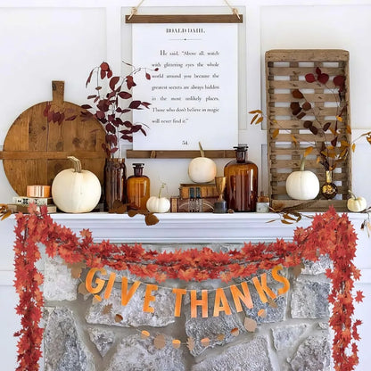 Autumn Maple Leaf Garland Set