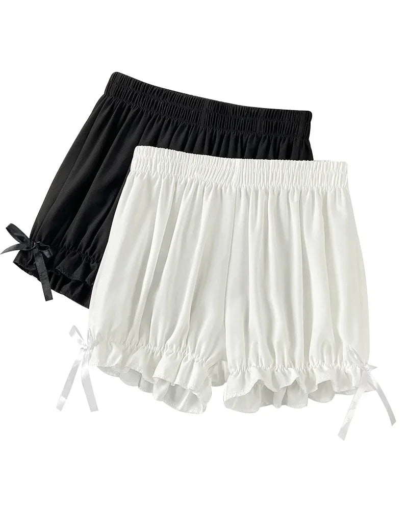 Silky Ruffle Bloomers Short