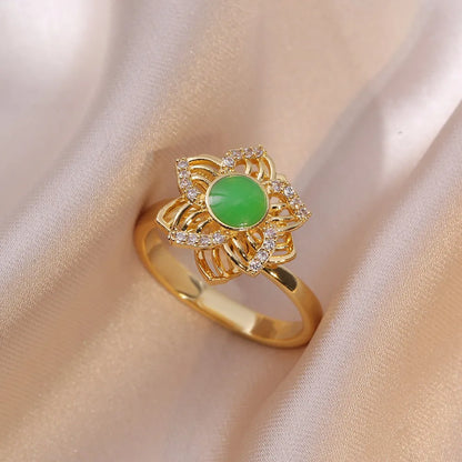 Women’s Round Copper Jewelry Set