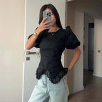 Lace Slim Shirt