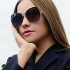 Oversized Polarized Butterfly Sunglasses