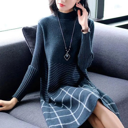 Autumn Winter Knitted Dress