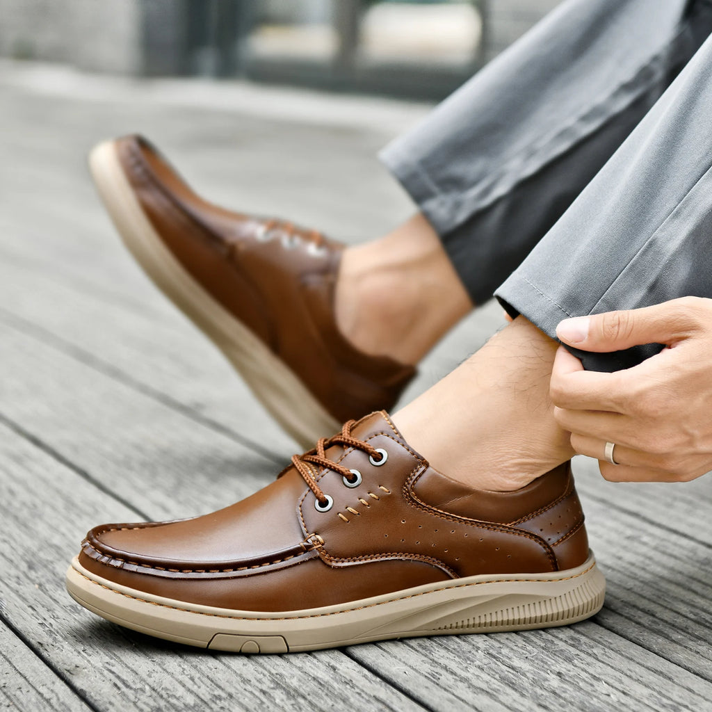 Split Leather Business Shoes