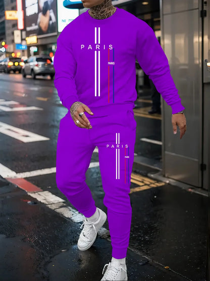 Men Long Sleeve Sports Outfit