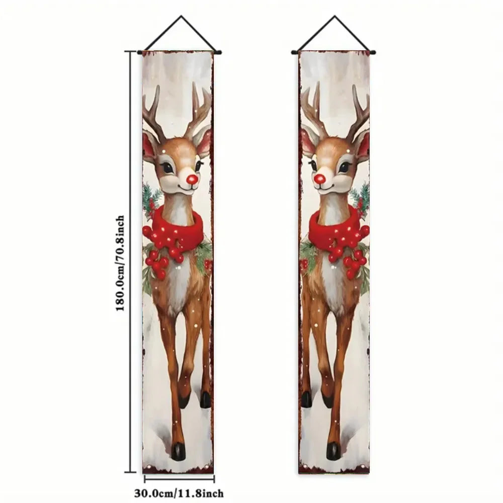 Christmas Santa Door Banner