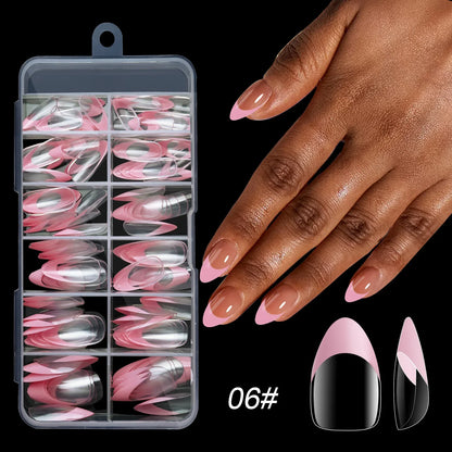 Multicolor Acrylic Nail Tips