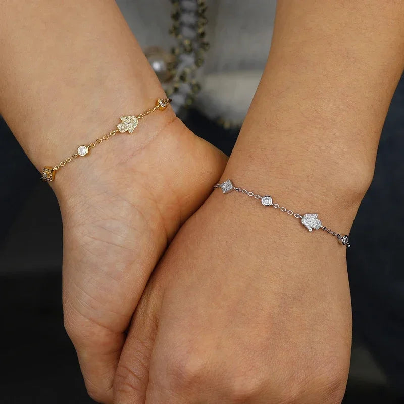 Evil Eye Charm Link Bracelet