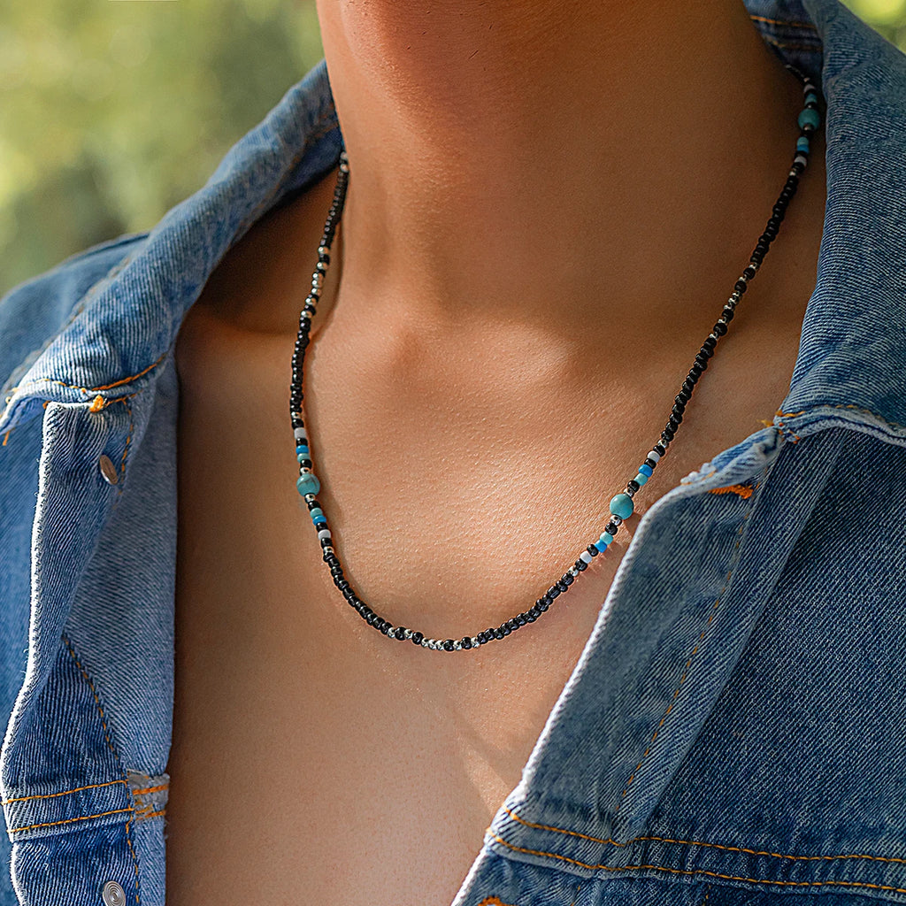 Salircon Rice Bead Necklace