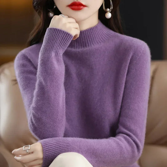 Basic Half-High Collar Sweater