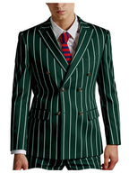 Pinstripe Double-Breasted Slim Tuxedo