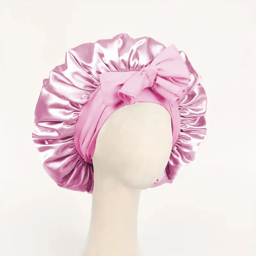 Adjustable Satin Sleep Bonnet