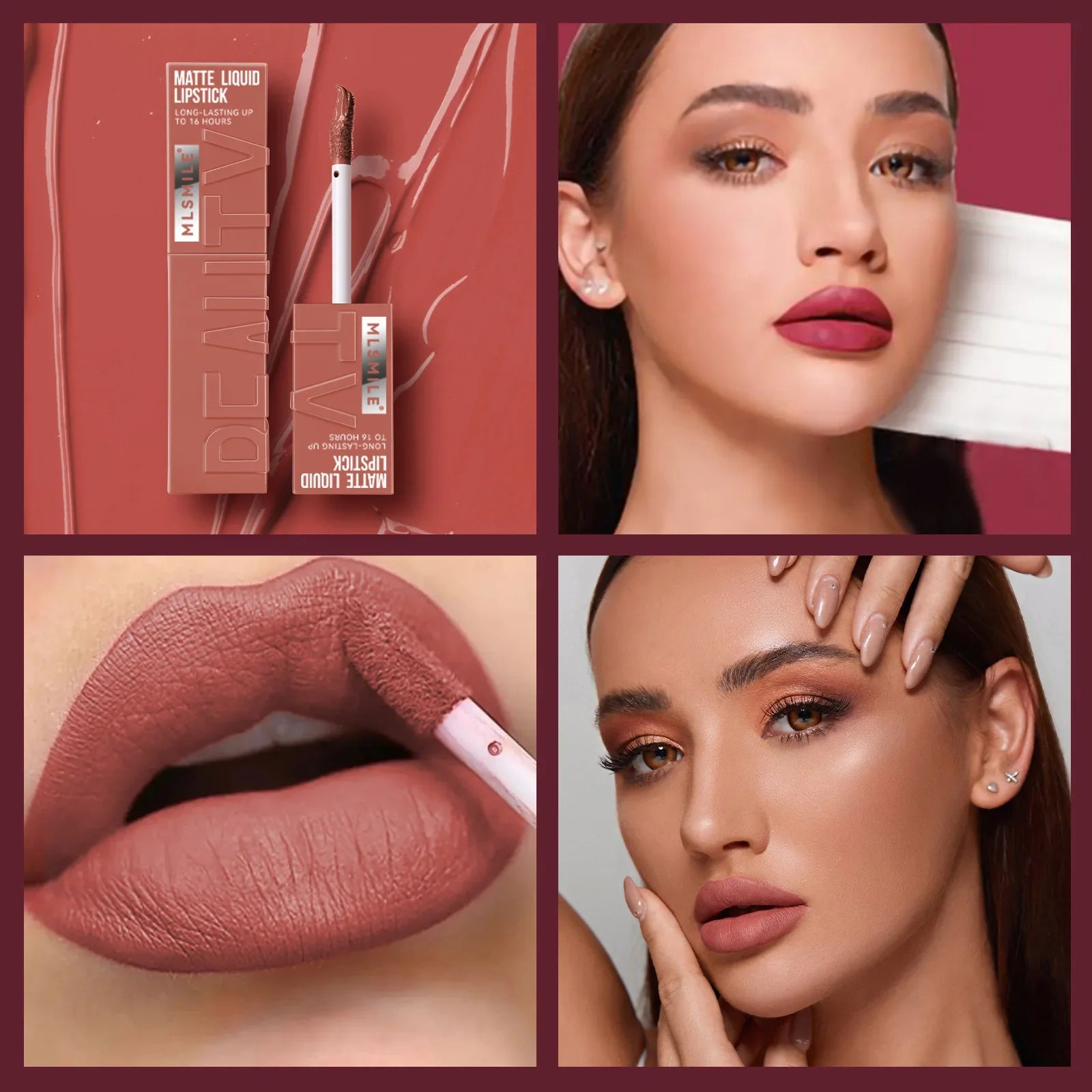 6 Colors Nude Matte Lip Gloss