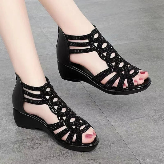 Open Toe Wedge Sandals