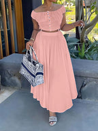 Elegant Two-Piece Summer Set