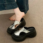 Roman Button Slippers