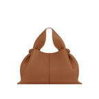 Pleated Leather Crossbody Bag