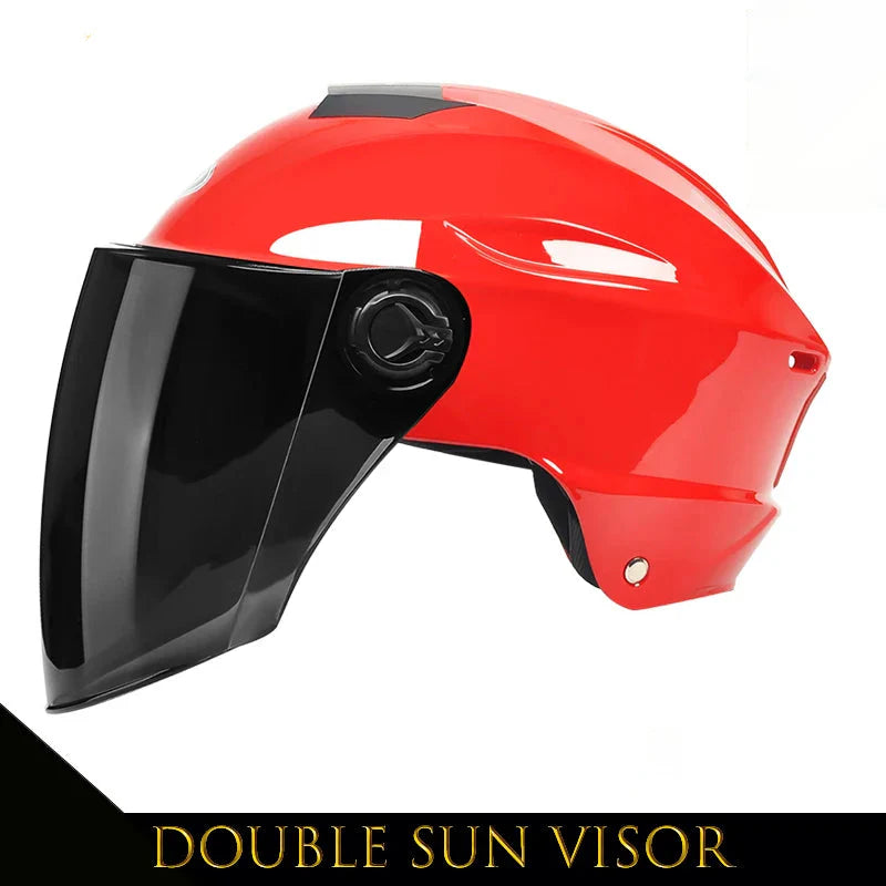 Unisex Half Face Motorcycle Helmet