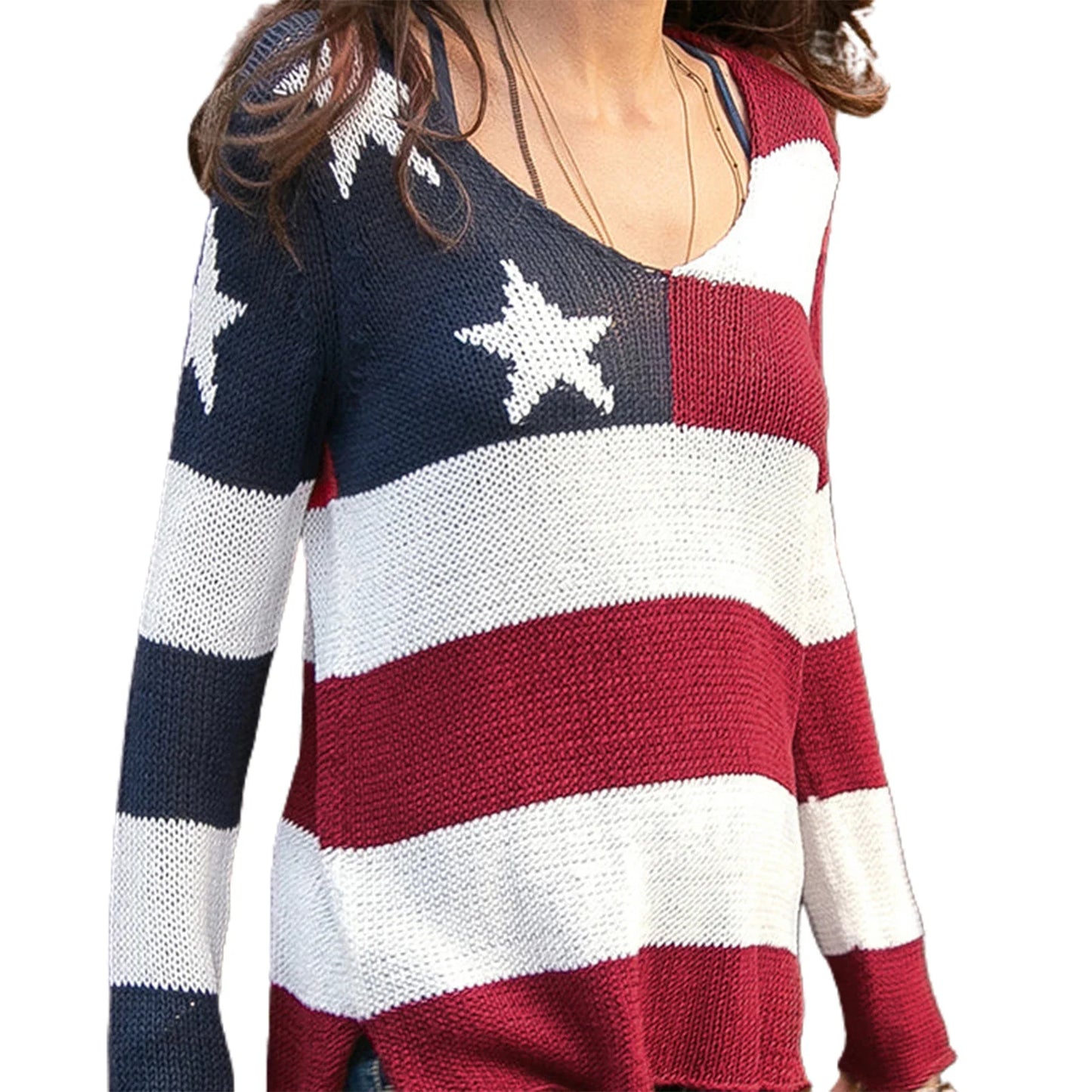 Women's American Flag Knitwear