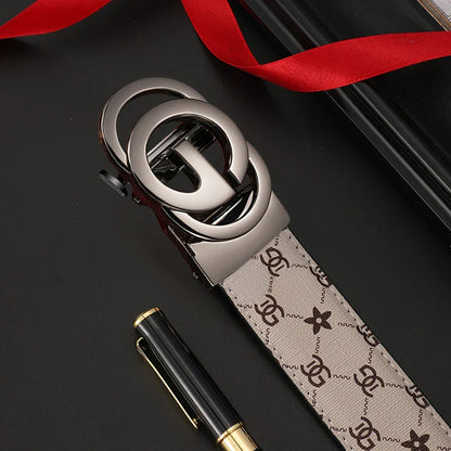 Men’s Automatic Buckle Leather Belt