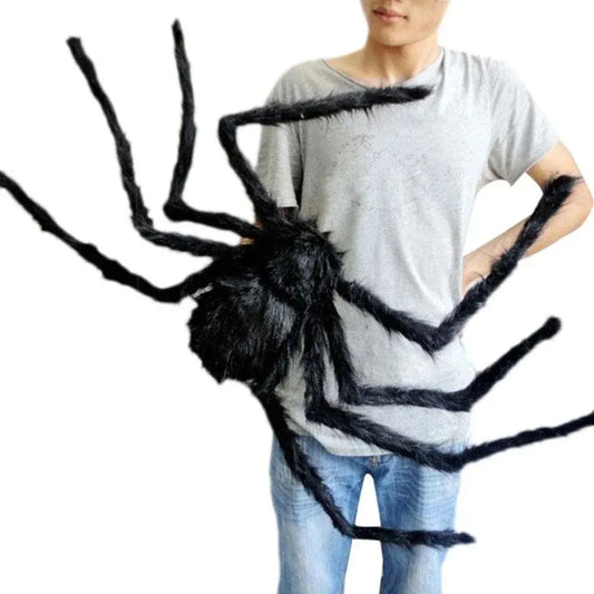 Halloween Giant Plush Spider Decoration