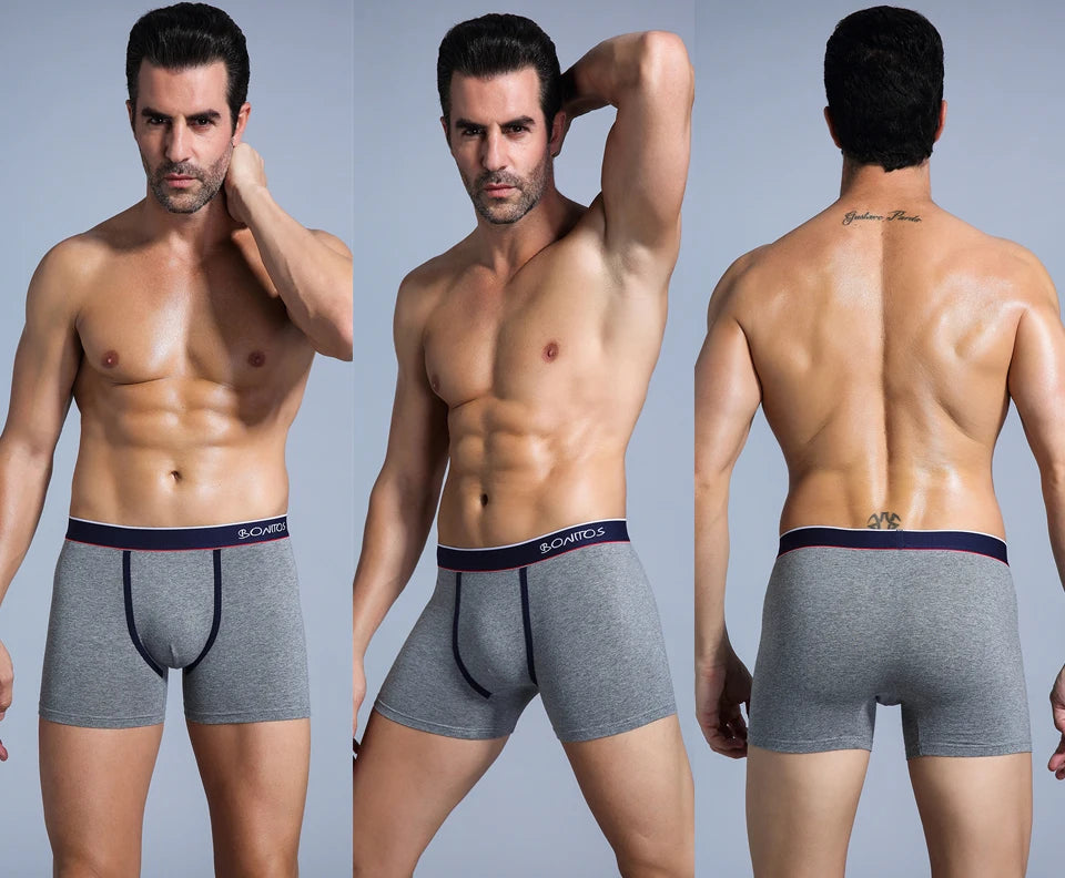 Cotton Boxers Underwear Sexy Print
