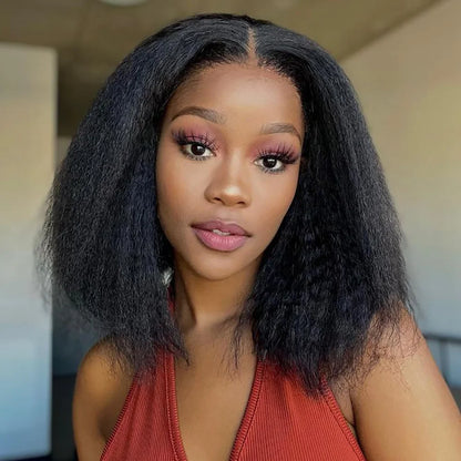 Transparent Kinky Lace Wig