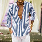 Solid Linen Office Shirt