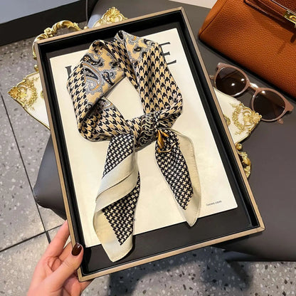 Luxury Silk Feel Square Scarf