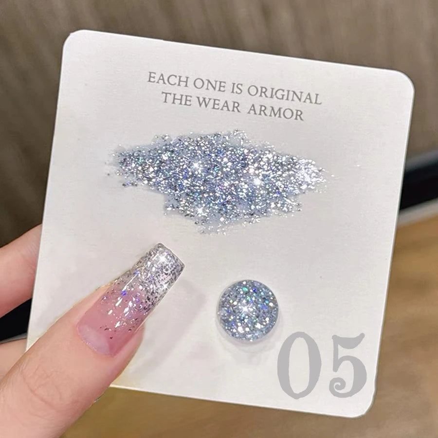 SHAKA 9-Color White Nails Star