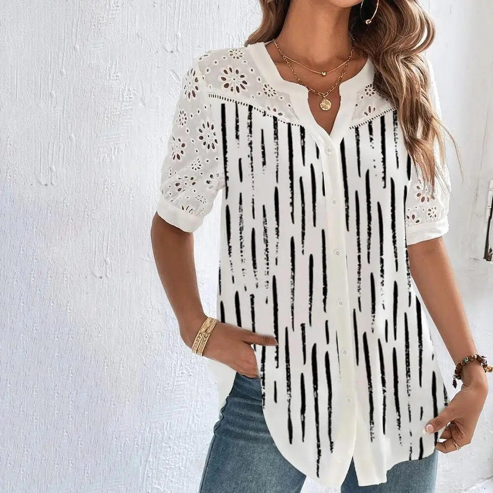 Elegant Lace Women’s Blouse