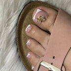 French False Toe Nails Heart