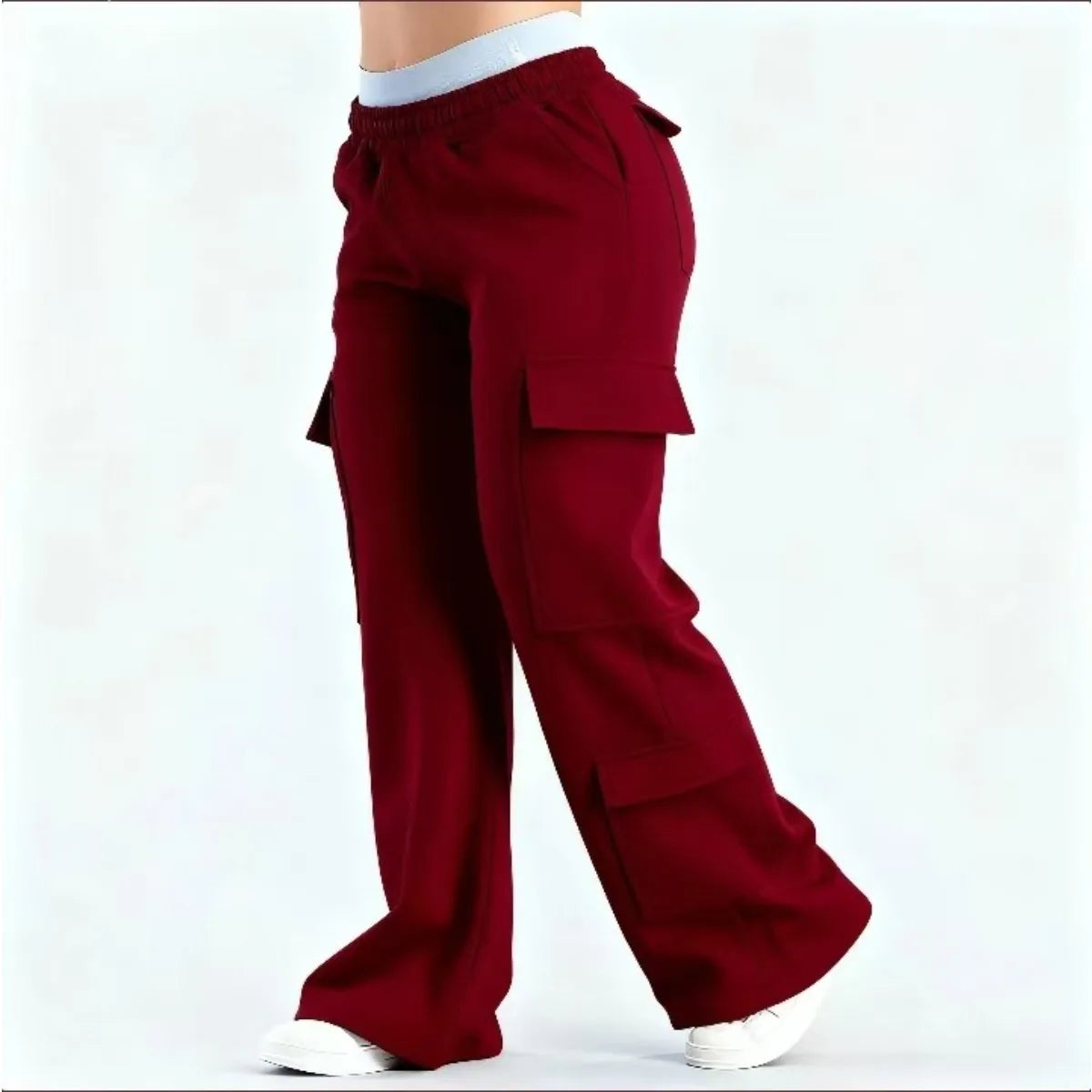 Cakulo Wide-Leg Cargo Pants