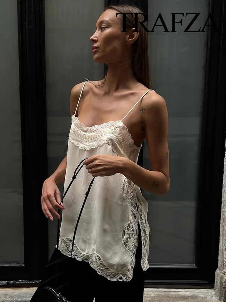Summer V-Neck Lace Camisole