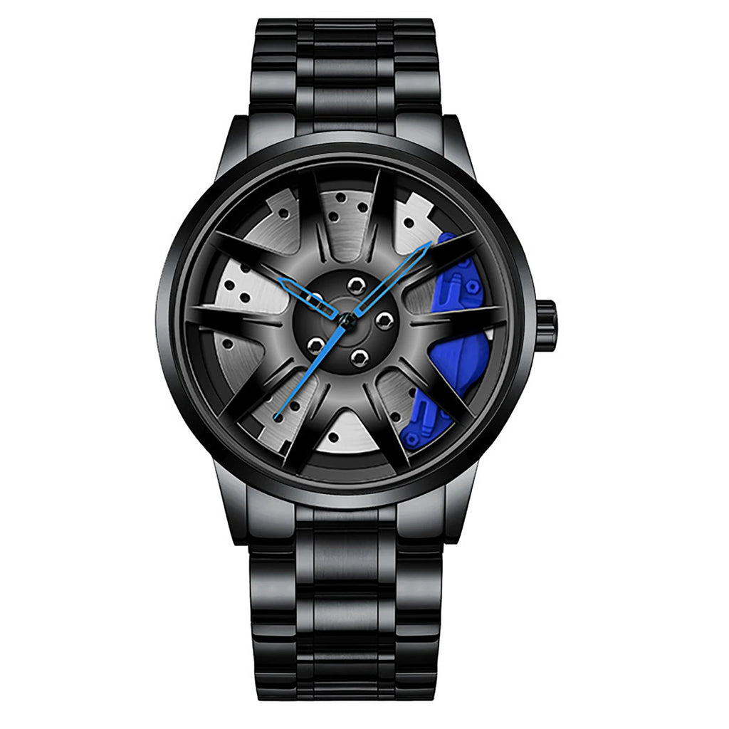 Luxfacigoo Car Wheel Quartz Watch