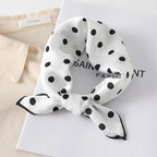 Dot Print 50cm Square Scarf