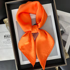Solid Color Square Bandana Scarf