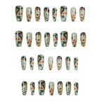 set Medium long fake nails