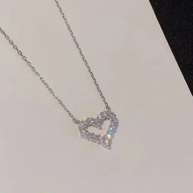 Zircon Clavicle Chain Necklace