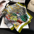 Print Square Sunscreen Scarf