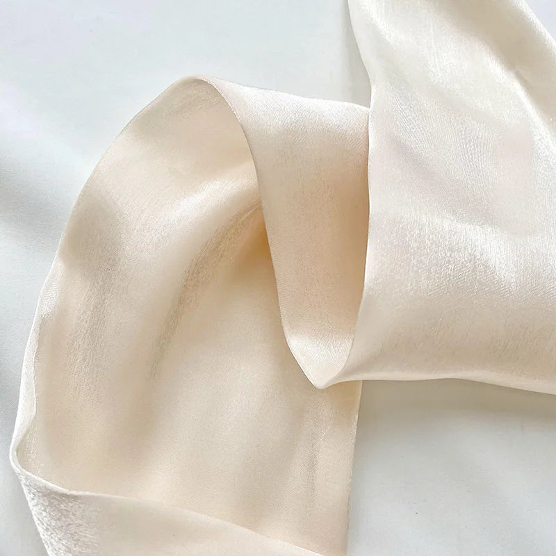Small Silk Square Ear Scarf