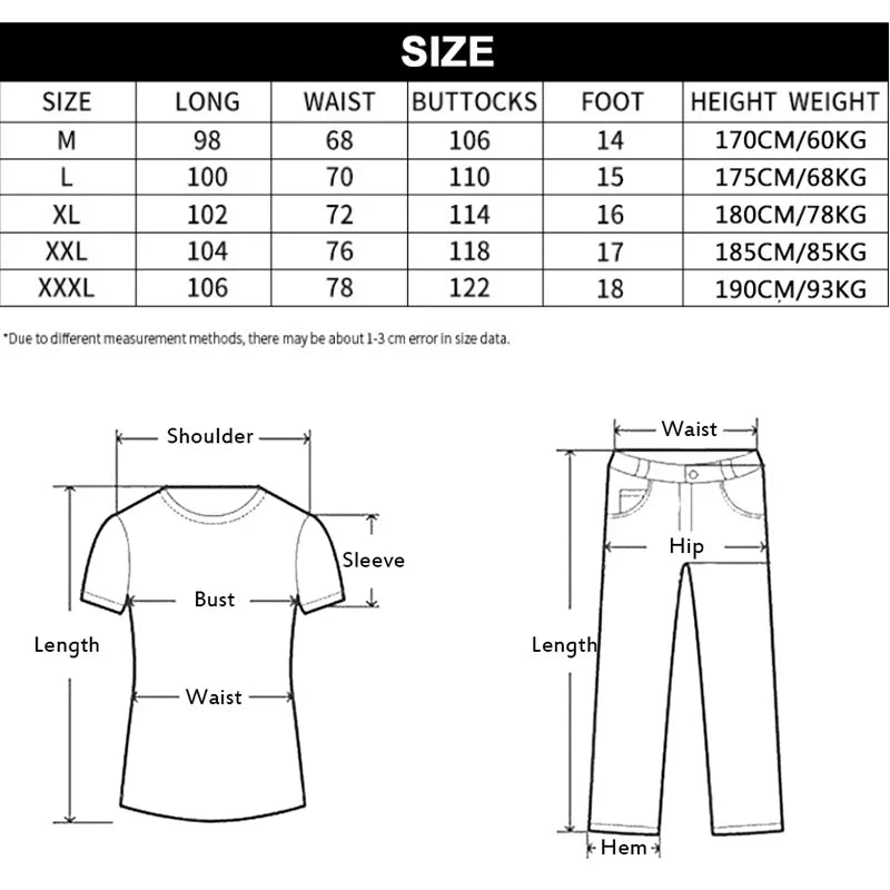Casual Straight Trip Pants